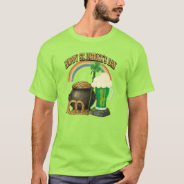 Lucky Shamrock Horseshoe Irish Pride T-Shirt