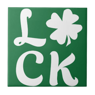 Lucky Shamrock Kakelplatta