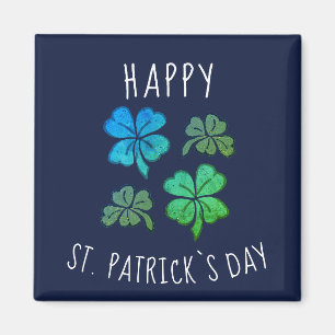 Lucky Shamrock Klöver Lycklig St. Patrick's day Magnet
