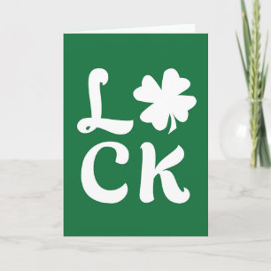 Lucky Shamrock Kort