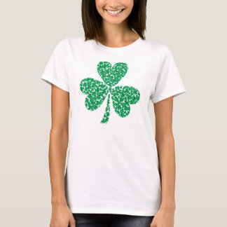 Lucky Shamrock lade upp små Shamrocks Tee Shirt
