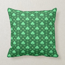 Lucky Shamrock Mönster Kudde