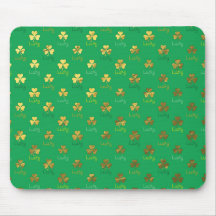 Lucky Shamrock Mousepad