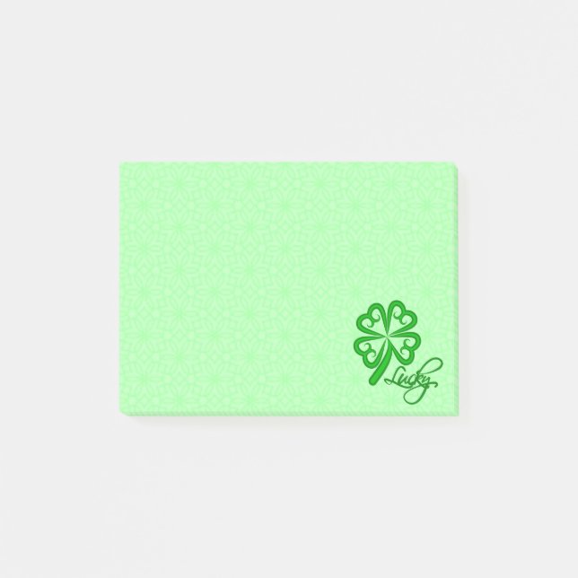 Lucky Shamrock Post-it Block (Framsida)