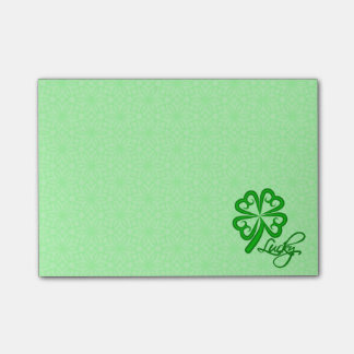Lucky Shamrock Post-it Block