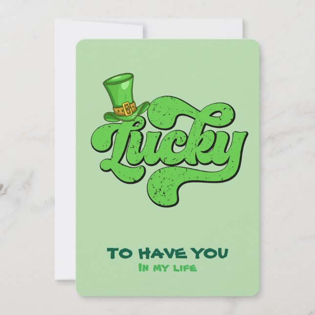 Lucky Shamrock St. Patrick's Day Party bjudan Inbjudningar (Framsida)
