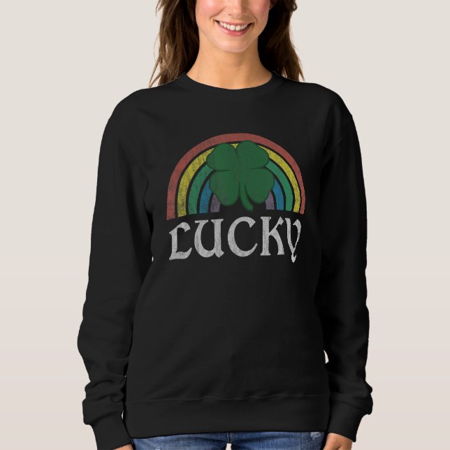 Lucky Shamrock St Patrick's Day Saint Paddy's Rain T Shirt (Framsida)