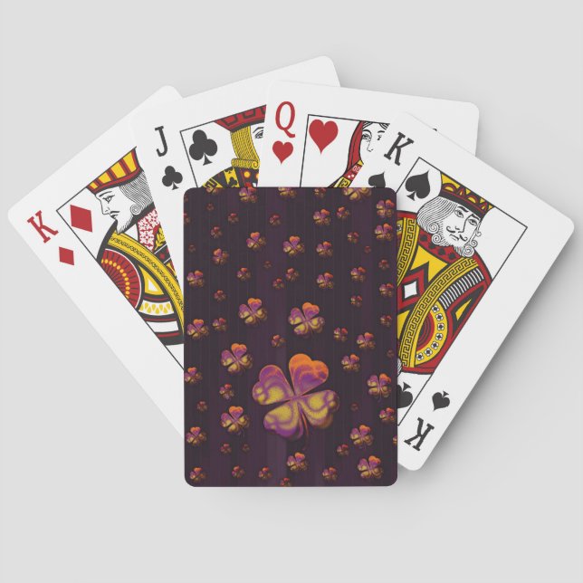 Lucky Shamrocks | Firar Kortlek (Baksidan)