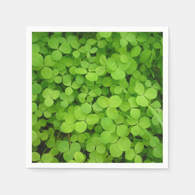 Lucky Shamrocks! Pappersservett (Framsidan)