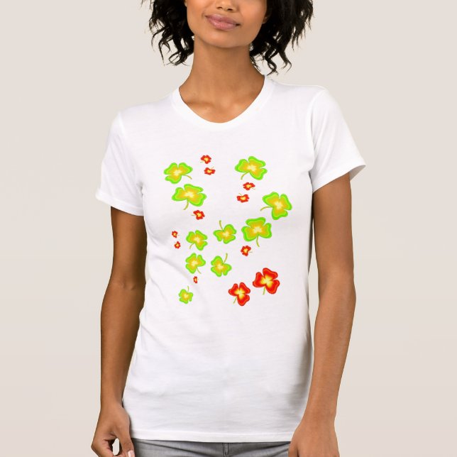 Lucky Shamrocks T-Shirt (Framsida)