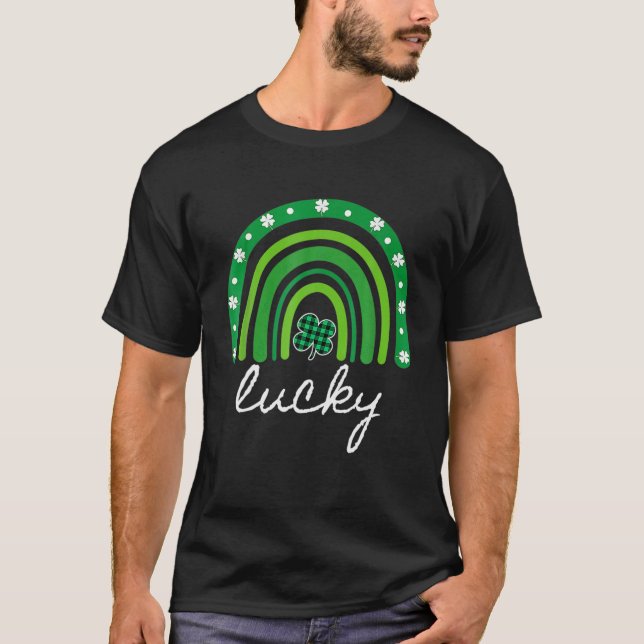 Lucky Shenanigans Coordinator Rainbow St Patrick D T Shirt (Framsida)