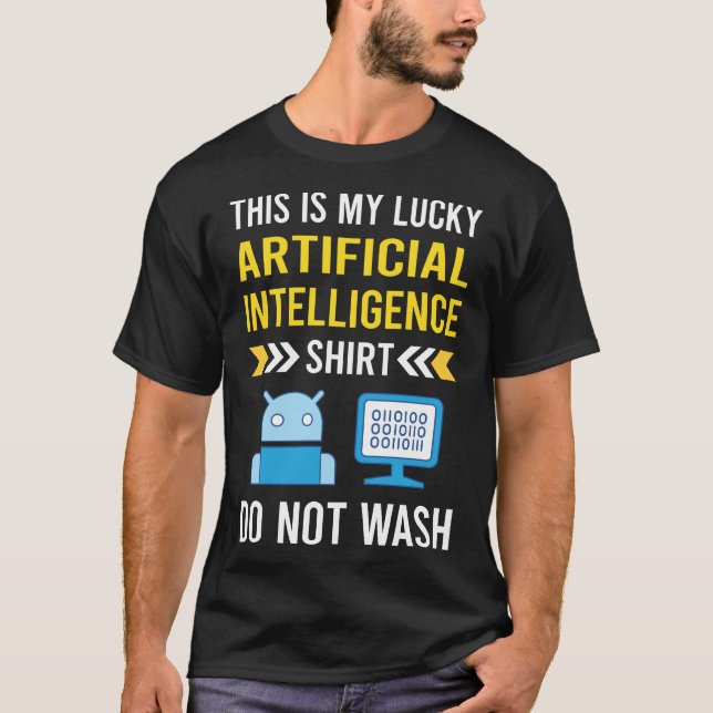 Lucky Shirt Artificial Intelligence AI T (Framsida)