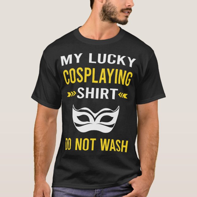 Lucky Shirt Cosplay Cosplay Cosplayer T (Framsida)