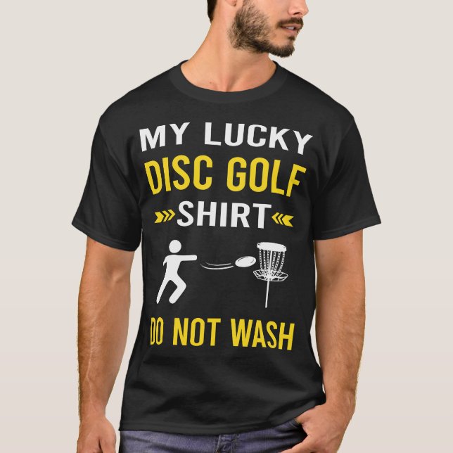 Lucky Shirt Disk Golf T Shirt (Framsida)