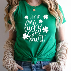 Lucky Shirt Elegant St. Patrick's Day Typography T