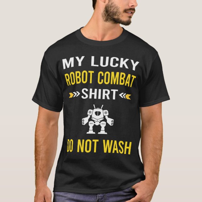 Lucky Shirt Robot Combat Robots T (Framsida)