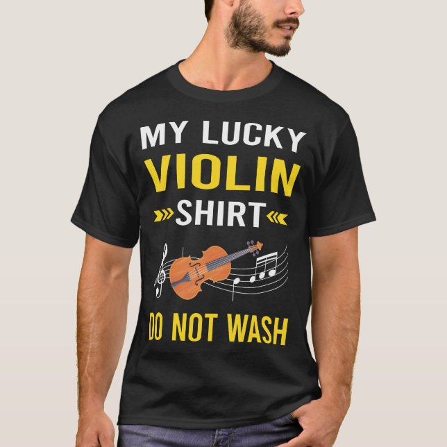 Lucky Shirt Violin T (Framsida)