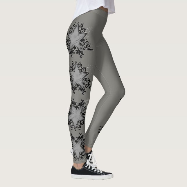 Lucky Silver Stars Leggings (Höger)