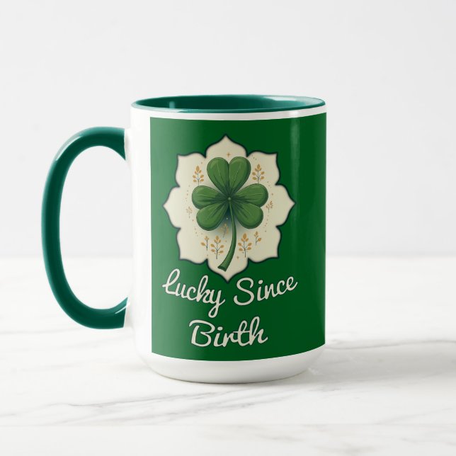Lucky Since Forever St Patrick’s Day - caneca Mugg (Vänster)