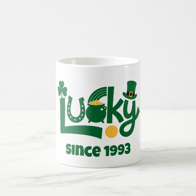 Lucky since Year Kaffemugg (Center)