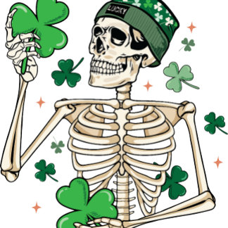 Lucky Skeleton, St patricks day, Pat T Shirt