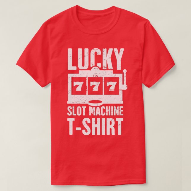 Lucky Slot Maskin T Shirt (Design framsida)