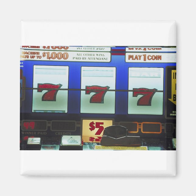 Lucky Slot Maskin Winner Magnet (Framsidan)