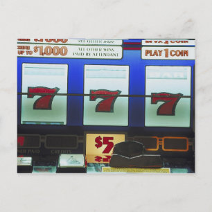 Lucky Slot Maskin Winner Vykort