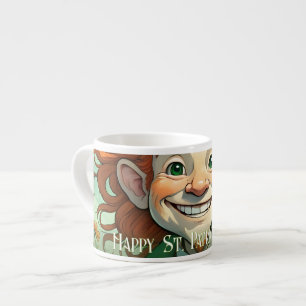 Lucky Smiles på St. Patrick's Day Espressomugg