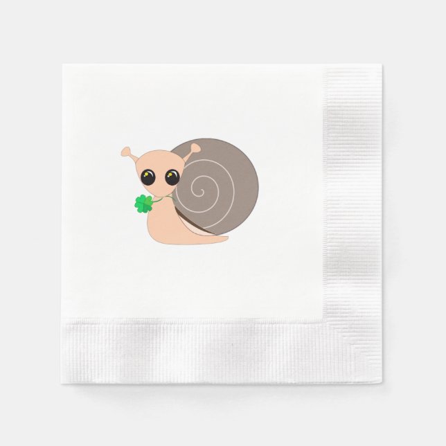 Lucky Snigel Napkins - Anpassadet Pappersservett (Framsidan)