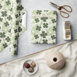 Lucky & Snyggt Shamrock Wrapping Papper Presentpapper