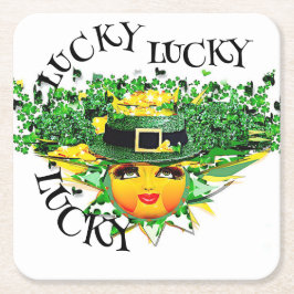 LUCKY SOL! UNDERLÄGG PAPPER KVADRAT