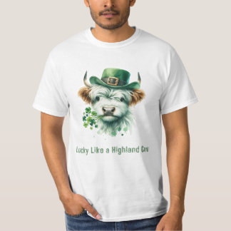 Lucky som en höglandskund - St. Patrick's Day Desi T Shirt