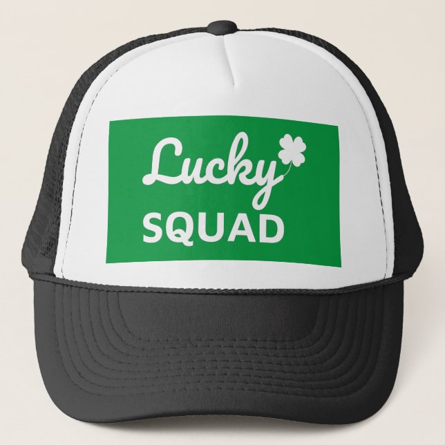 Lucky Squad St. Patrick's Day Keps (Framsida)