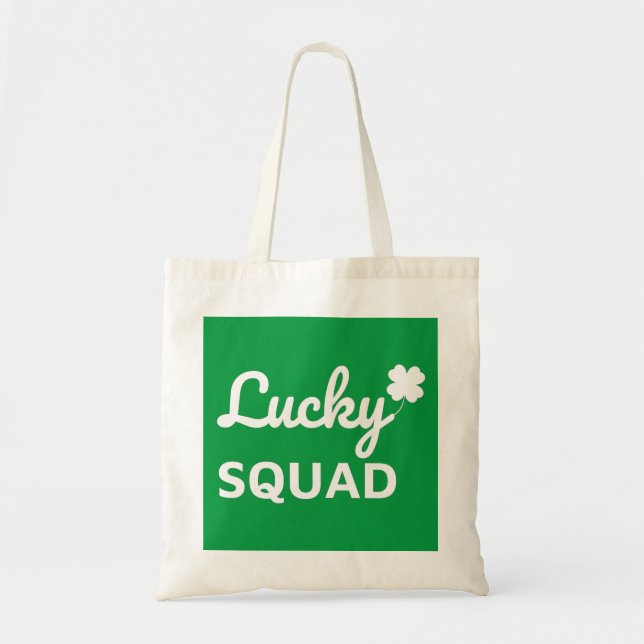 Lucky Squad St. Patrick's Day Tygkasse (Framsidan)