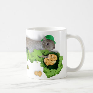 Lucky Squirrel med Pot Guld Kaffemugg