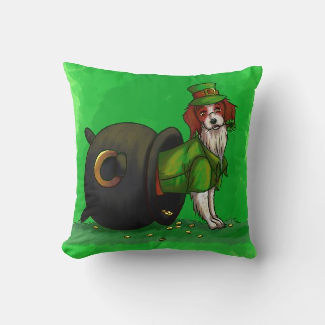 Lucky St. Patrick Day Hund Kudde (Framsida)