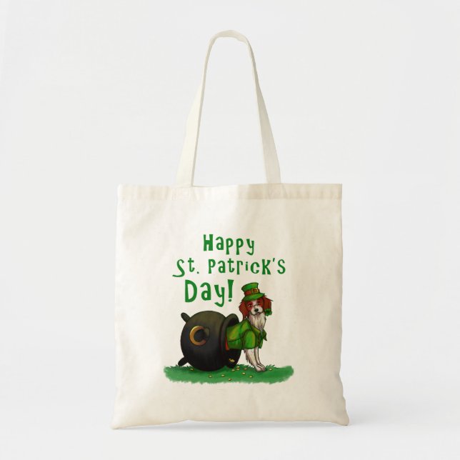 Lucky St. Patrick Day Hund Tygkasse (Framsidan)