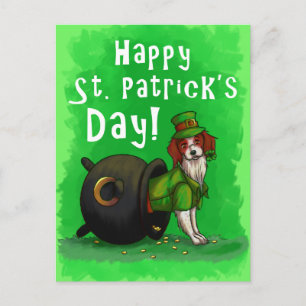 Lucky St. Patrick Day Hund Vykort
