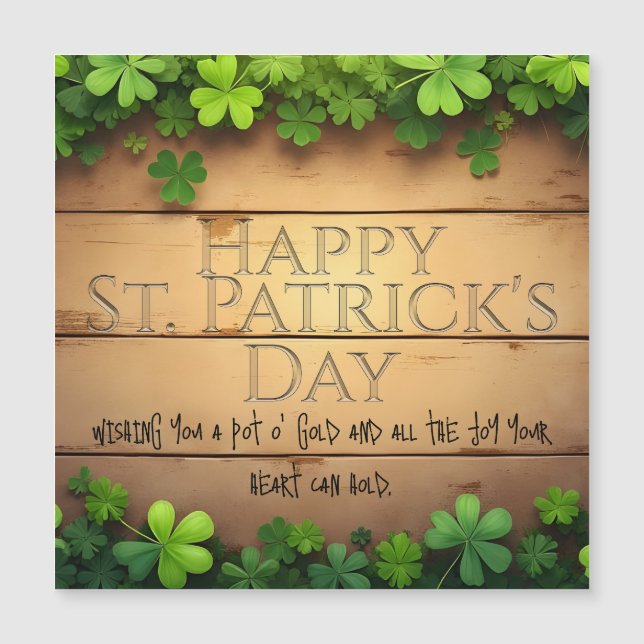 Lucky St. Patrick's Day Önskemål 🍀 (Framsida)