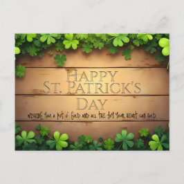 Lucky St. Patrick's Day Önskemål 🍀 Helg Vykort