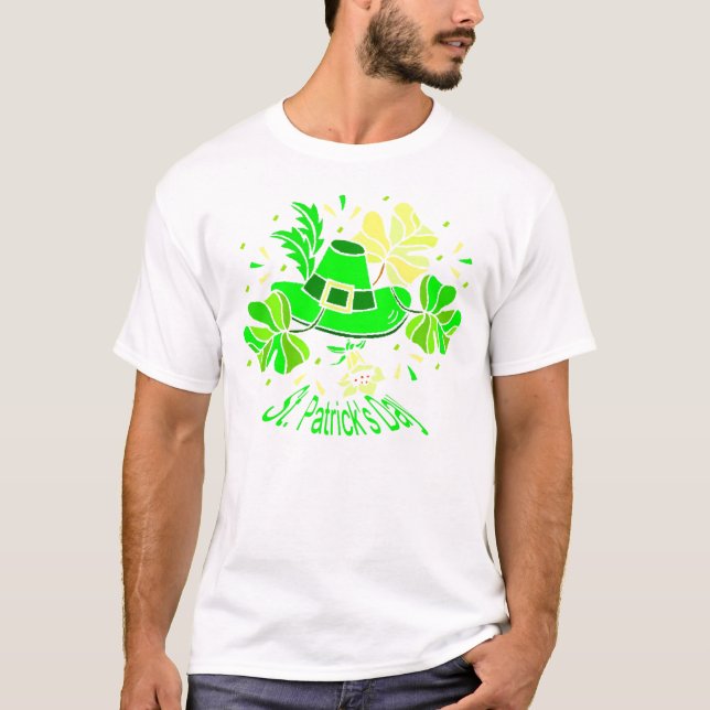 Lucky St. Patrick's Day T-shirt (Framsida)