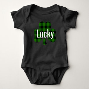 Lucky St. Pattys Shamrocks Utbetald grönt T Shirt