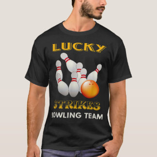 Lucky Strejkas Bowling Team Retro Manar Women Yout T Shirt
