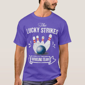 Lucky Strejkas Bowling Team T Shirt