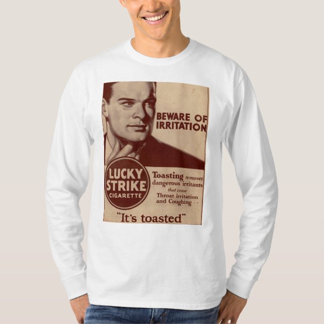 Lucky Strejkas - Var försiktig med Irritation T-shirt (Framsida)