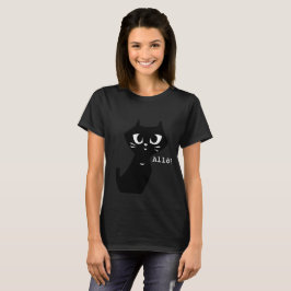 Lucky Svarta katter Hej T Shirt