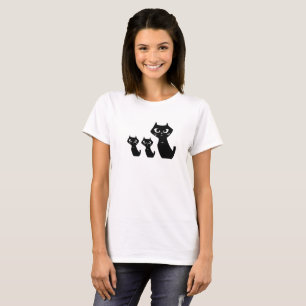 Lucky Svarta katter T Shirt
