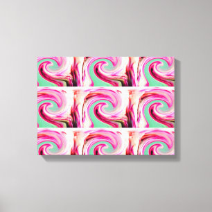 Lucky swirds art canvastryck