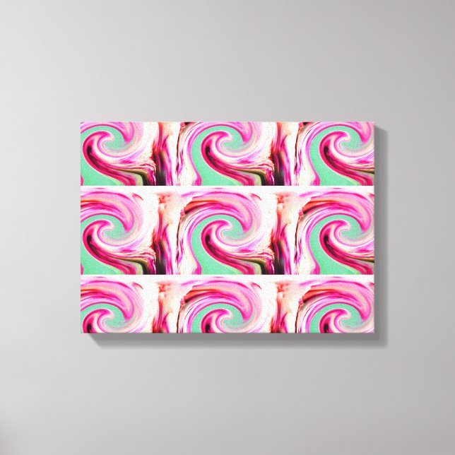 Lucky swirds art canvastryck (Framsida)